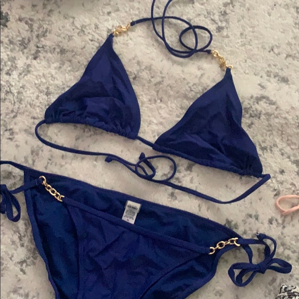 Gold chain bikini